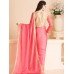 BRIGHT PINK INDIAN PARTY WEAR SAREE